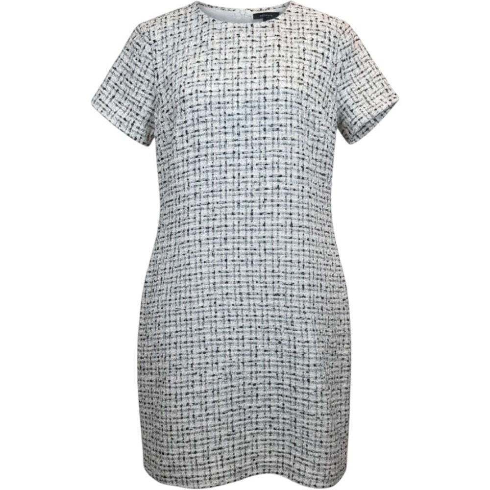 New York & Company Metallic Tweed Pearl‎ Beaded Sheath Dress